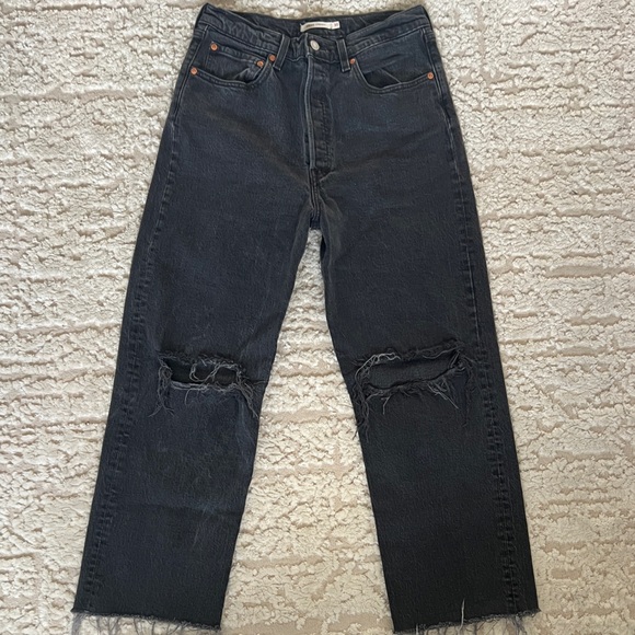 Levi Ribcage Straight Jeans - Picture 1 of 5